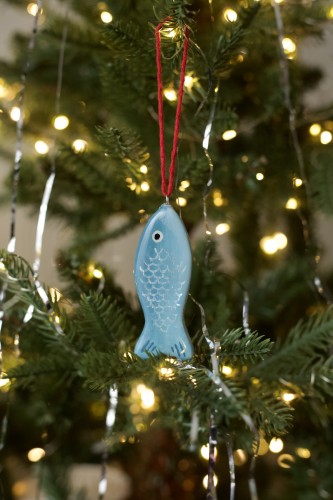 cute little things. Kalėdinė dekoracija žuvytė