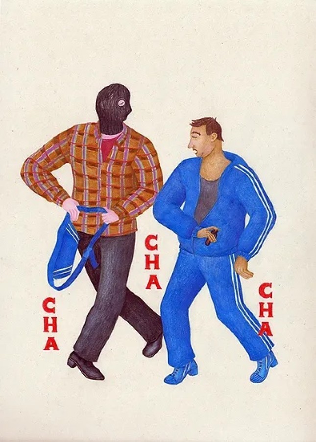 daukante. CHA CHA CHA print