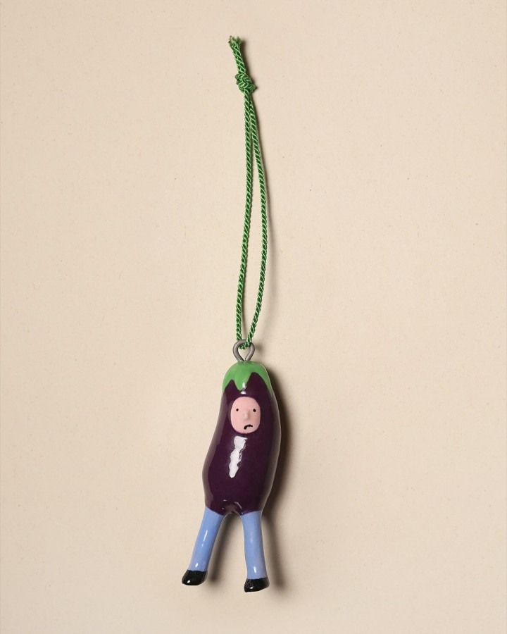 DAUKANTE. Namų papuošimas baklažanas