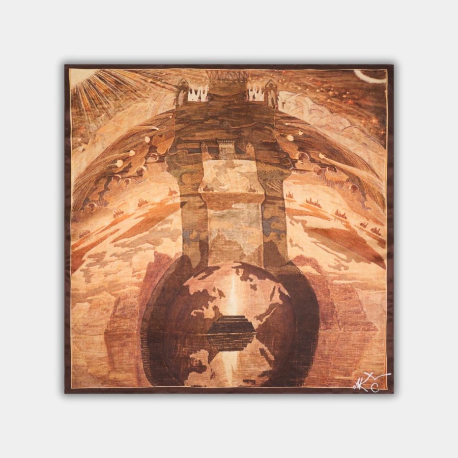 DONUM. Šilkinė skarelė - REX | 68x68