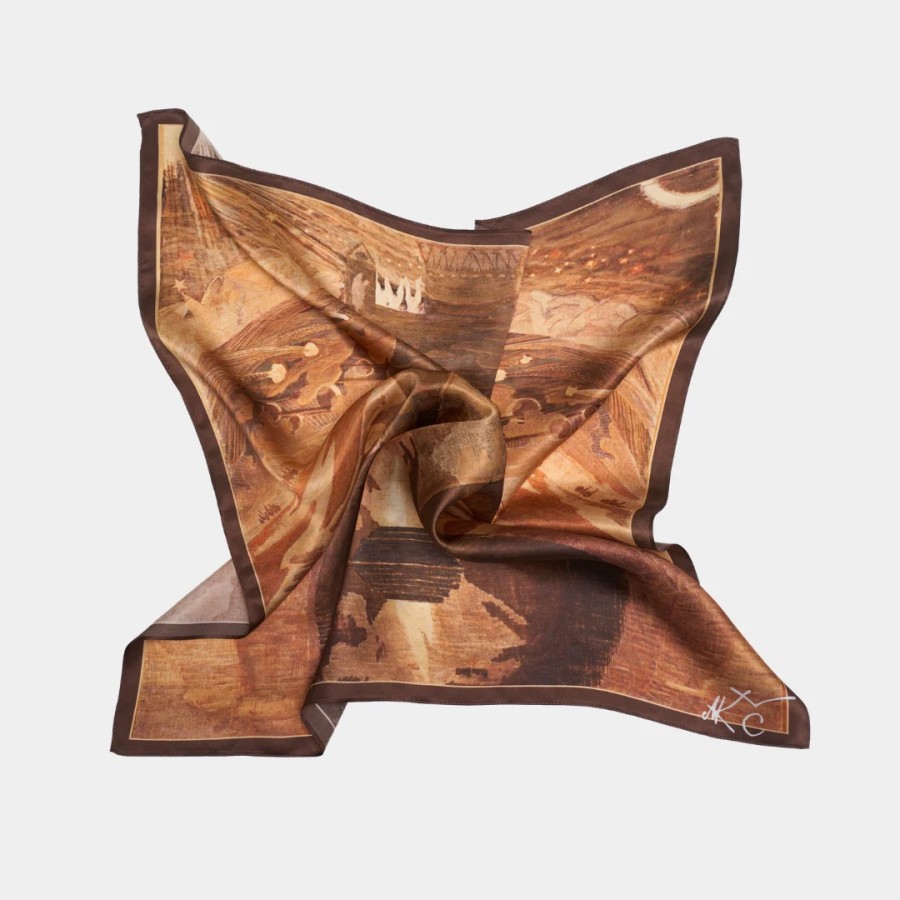 DONUM. Šilkinė skarelė - REX | 68x68