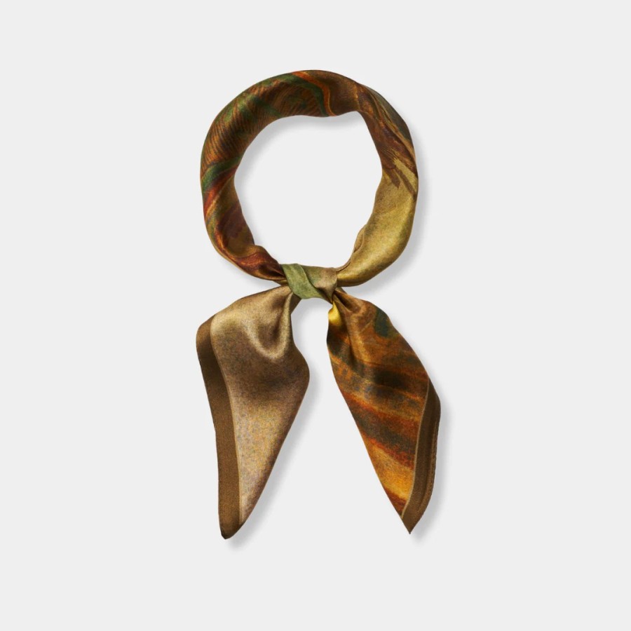 Donum. Šilkinė skarelė Saulė eina Skorpiono ženklu 68x68 