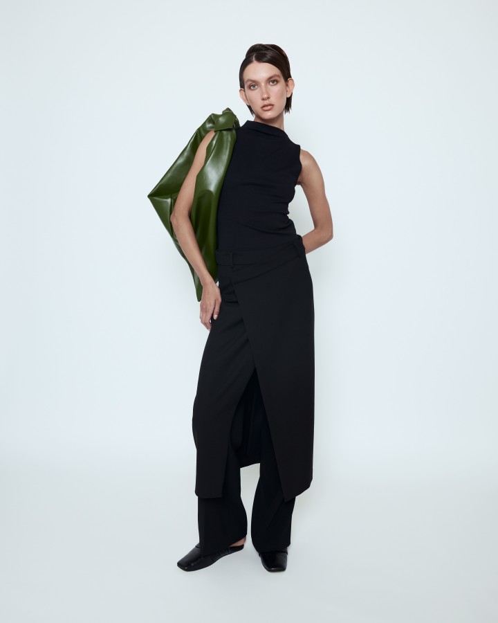 Emilija Jasiulyte. RESHIO Rankinė 01 žalia