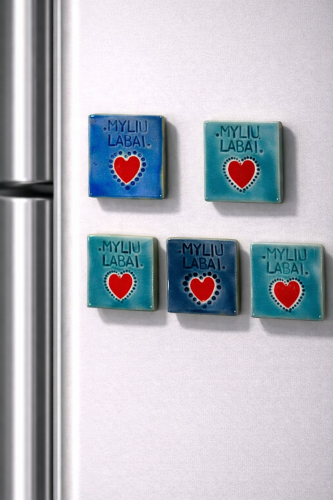 ERNESTA CERAMICS. magnetukas myliu labai