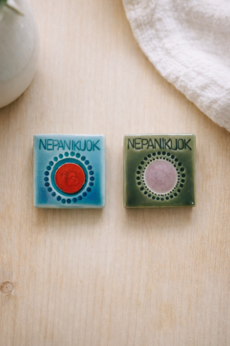 ERNESTA CERAMICS. magnetukas  nepanikuok 