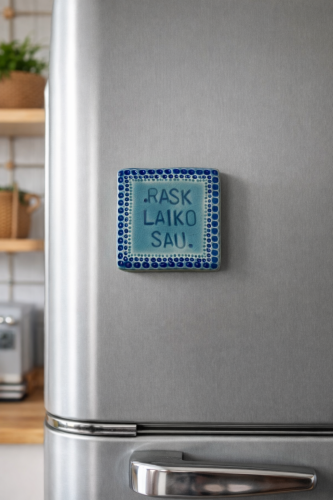 ERNESTA CERAMICS. magnetukas rask laiko sau 