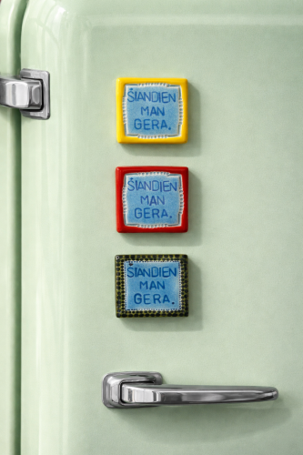 ERNESTA CERAMICS. magnetukas šiandien man gera