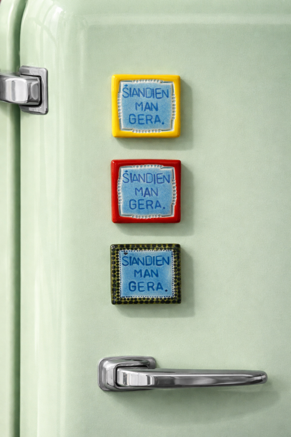 ERNESTA CERAMICS. magnetukas šiandien man gera