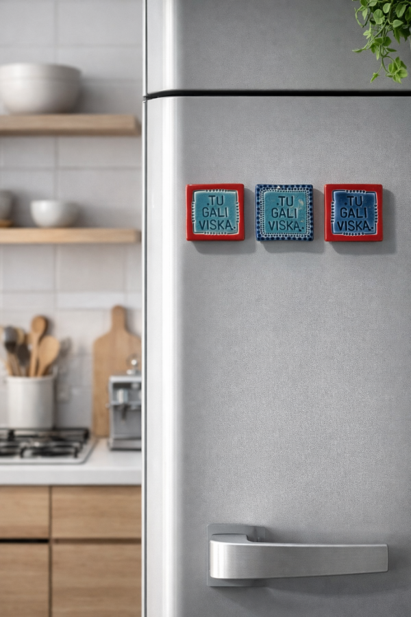 ERNESTA CERAMICS. magnetukas tu gali viską