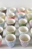 ERNESTA CERAMICS. mažesni spalvoti puodeliai