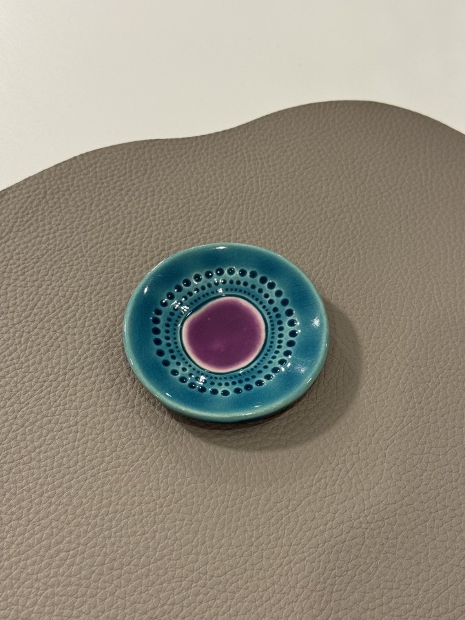 ERNESTA CERAMICS. mini spalvota lėkštutė ERNESTA CERAMICS. mini spalvota lėkštutė