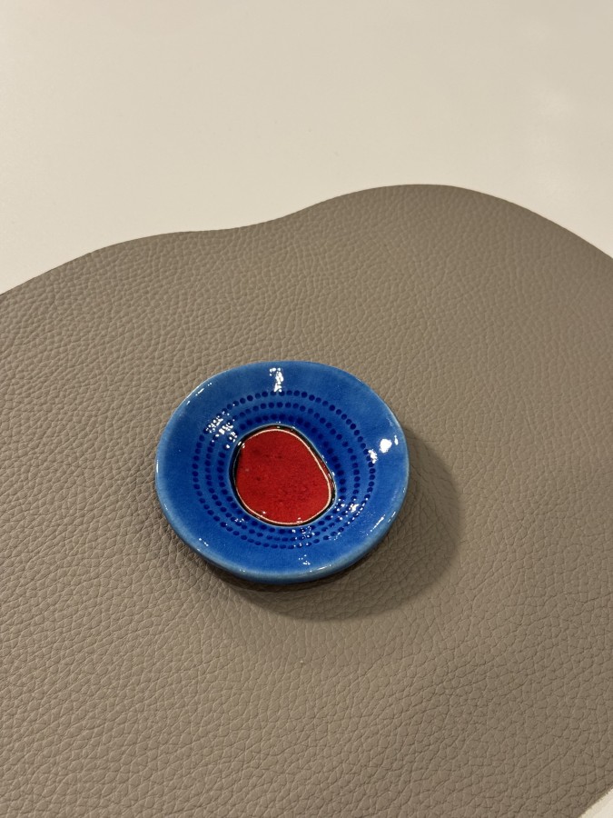 ERNESTA CERAMICS. mini spalvota lėkštutė