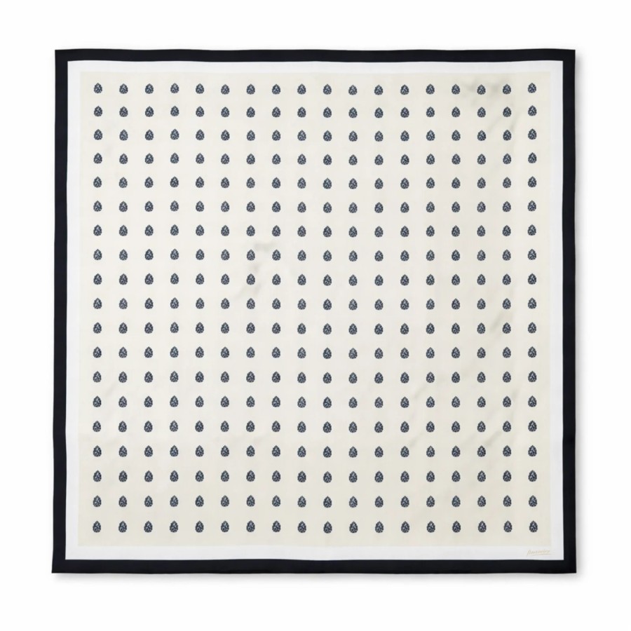 Financier. Šilkinė skarelė Pearl