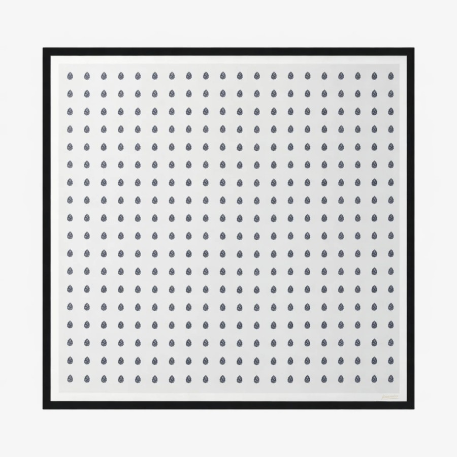 Financier. Šilkinė skarelė Silver