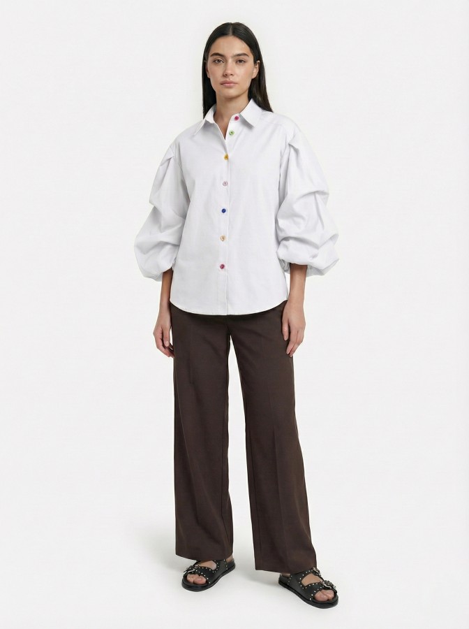 Go Mante. marškiniai balti 