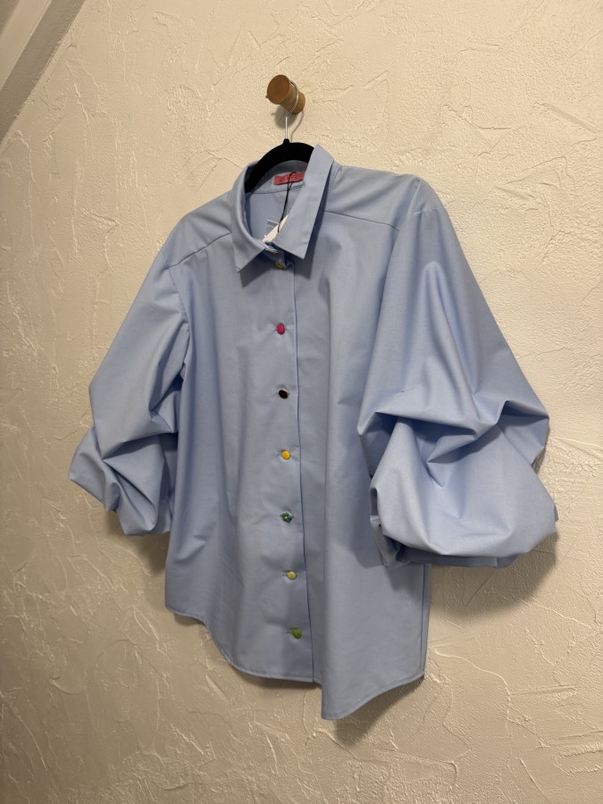 Go Mante. marškiniai žydri 