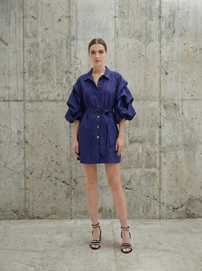 Go Mante. suknelė Violetinė