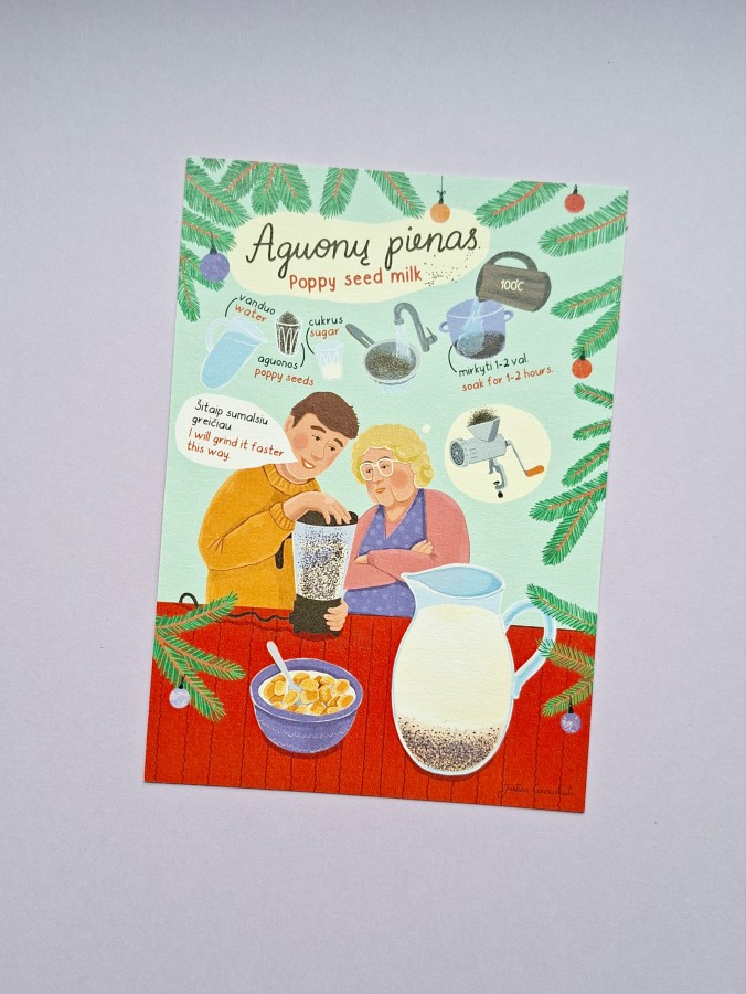 Justina Česnauskaitė. Atvirlaiškis aguonų pienas