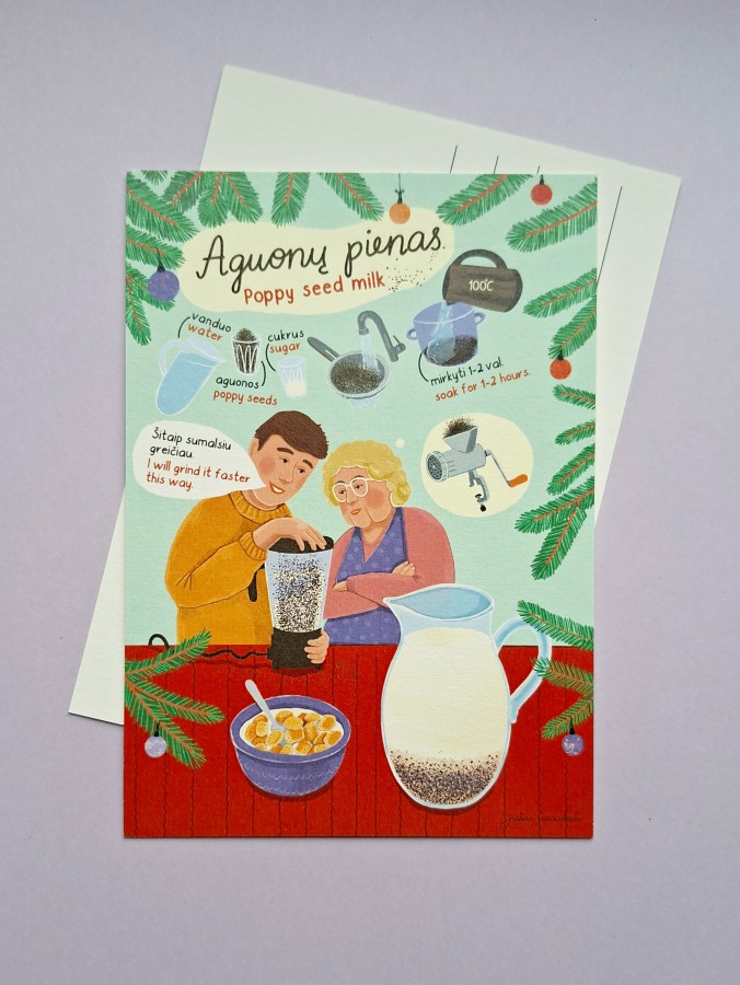 Justina Česnauskaitė. Atvirlaiškis aguonų pienas