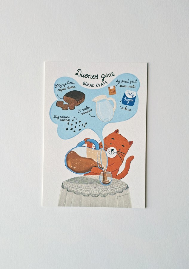 Justina Česnauskaitė. Atvirlaiškis duonos gira