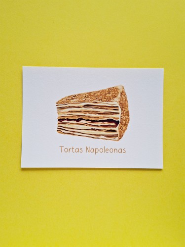 Justina Česnauskaitė. Atvirlaiškis Napoleaono tortas