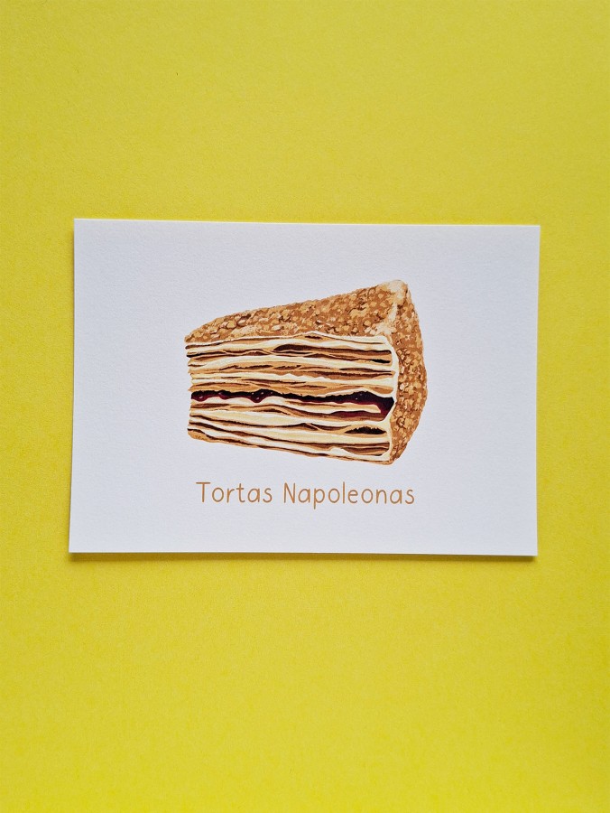 Justina Česnauskaitė. Atvirlaiškis Napoleaono tortas