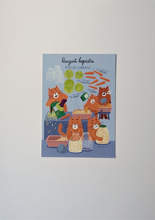 Justina Česnauskaitė. Atvirlaiškis rauginti kopūstai