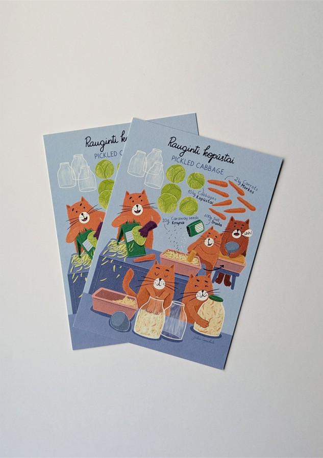 Justina Česnauskaitė. Atvirlaiškis rauginti kopūstai