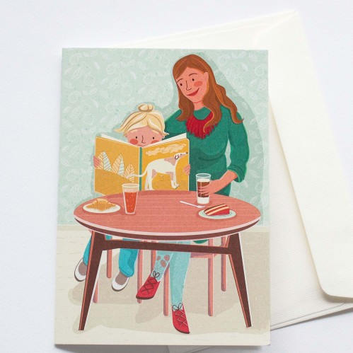 Justina Česnauskaitė. Atvirukas su voku Skaitymas