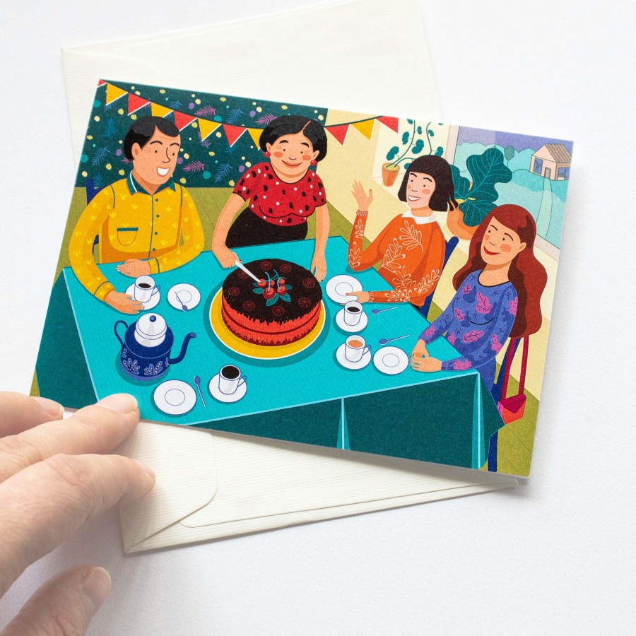 Justina Česnauskaitė. Atvirukas su voku šventė