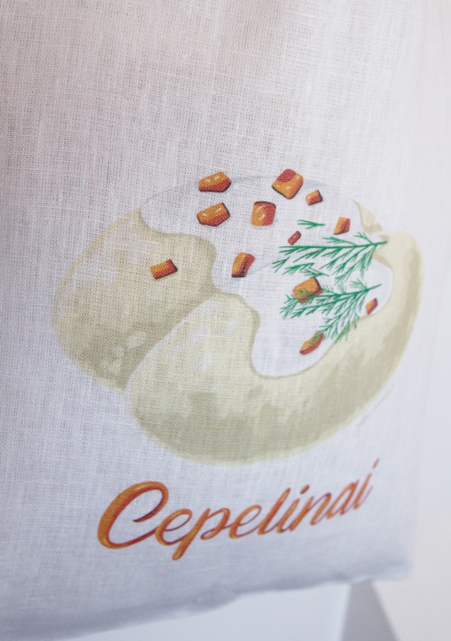 Justina Česnauskaitė. Lininis maišelis cepelinai