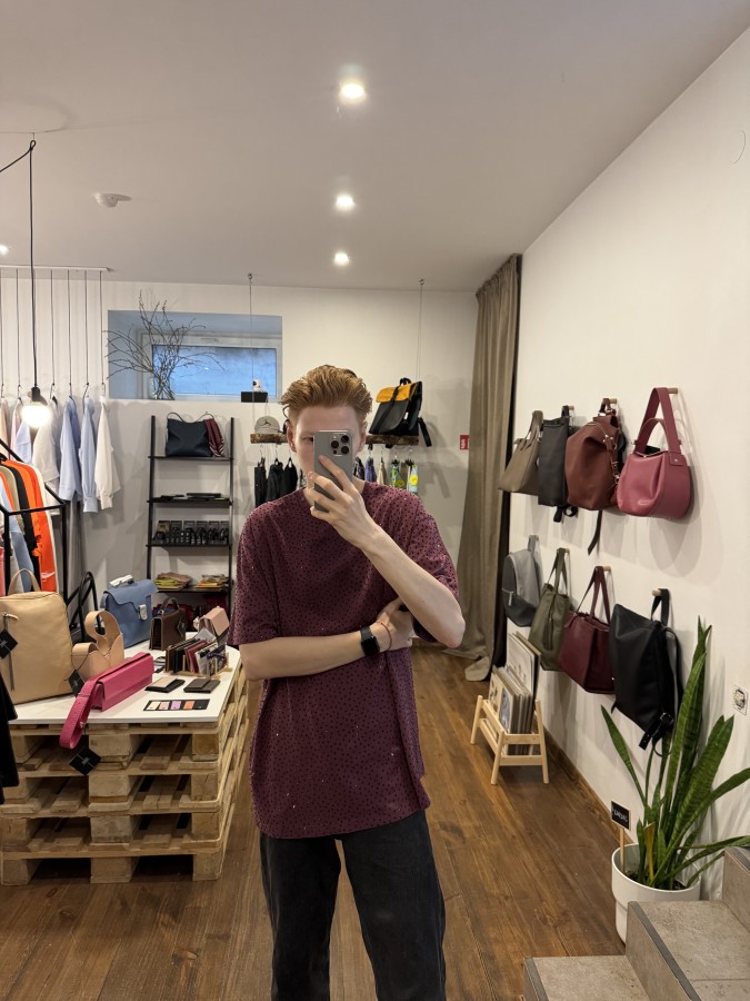 Kajus Kaj. unisex bordo  marškinėliai