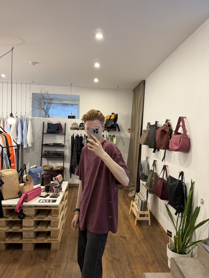 Kajus Kaj. unisex bordo  marškinėliai