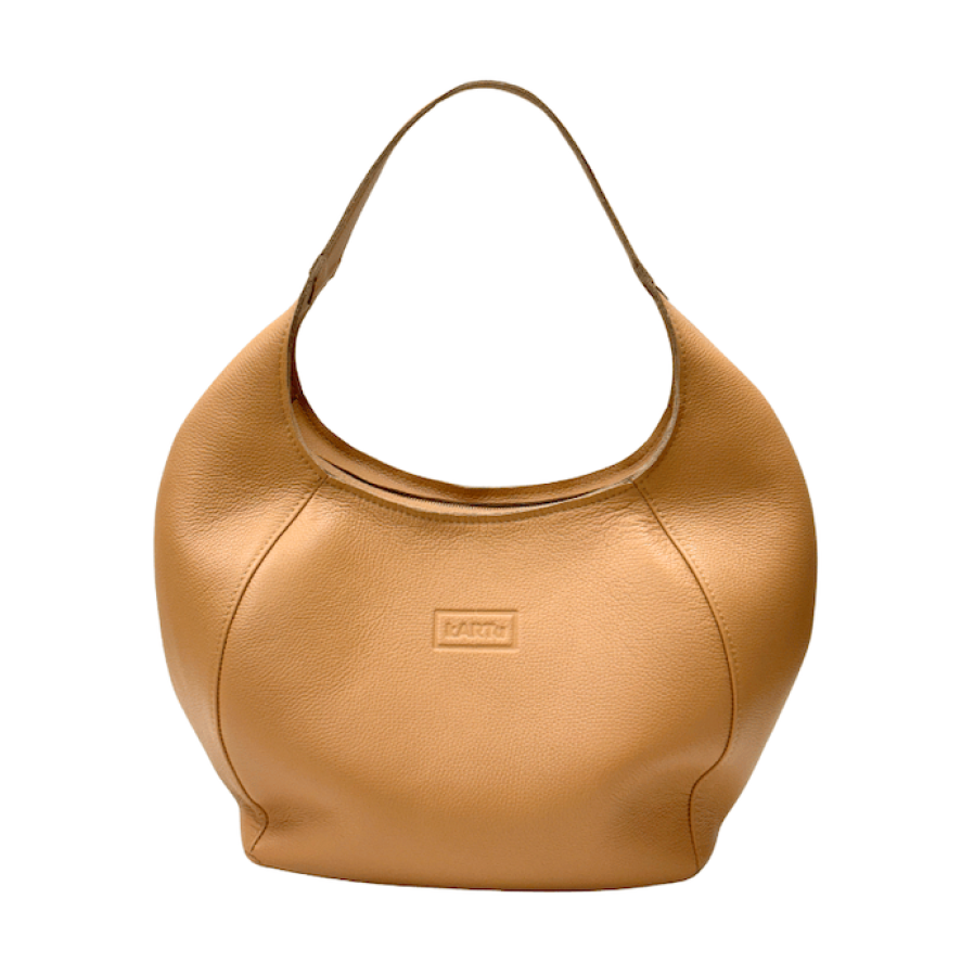 kartu. Rankinė Granatas didelis  smėlinis grublėtas