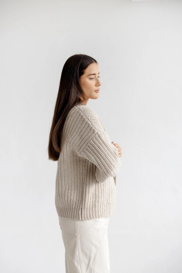 knoto. vilnos kardiganas 