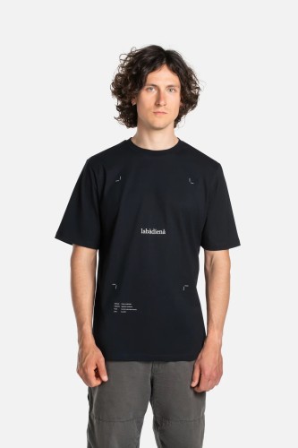 LABADIENA. Plakato UNISEX marškinėliai juodi