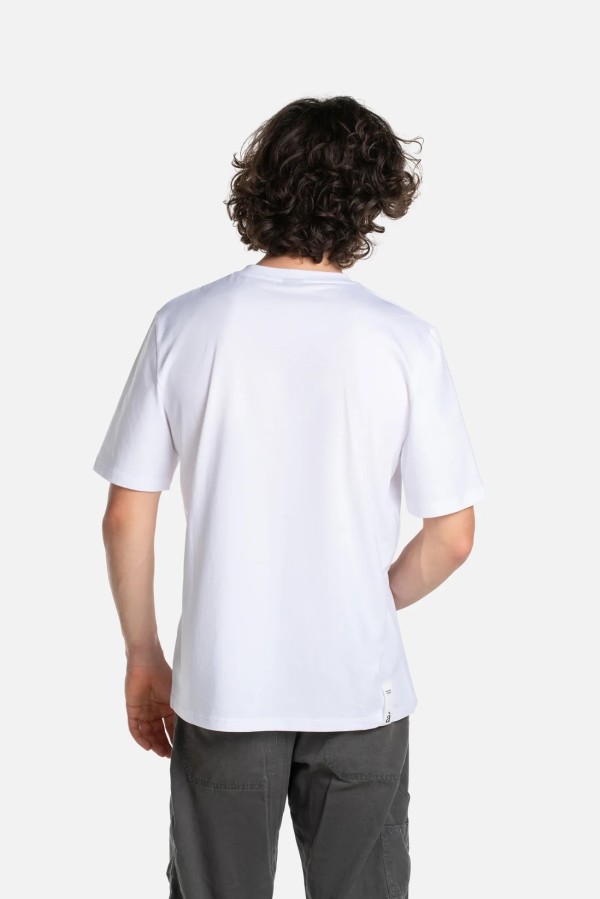 Labadiena. Plakato unisex marškinėliai balti 