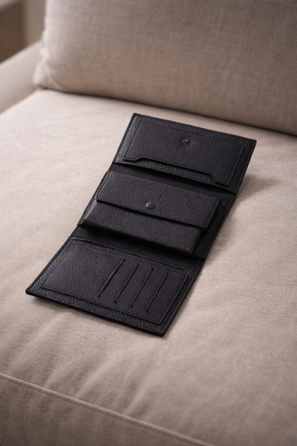 lemane. unisex piniginė juoda