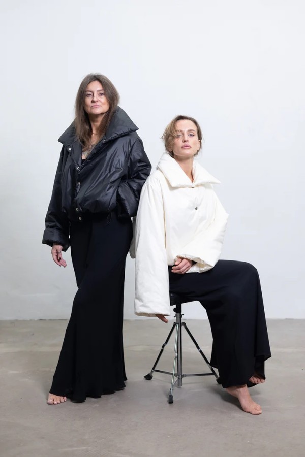 lina andriukone. Demisezoninė pūsta striukė