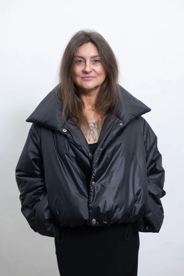 lina andriukone. Demisezoninė pūsta striukė