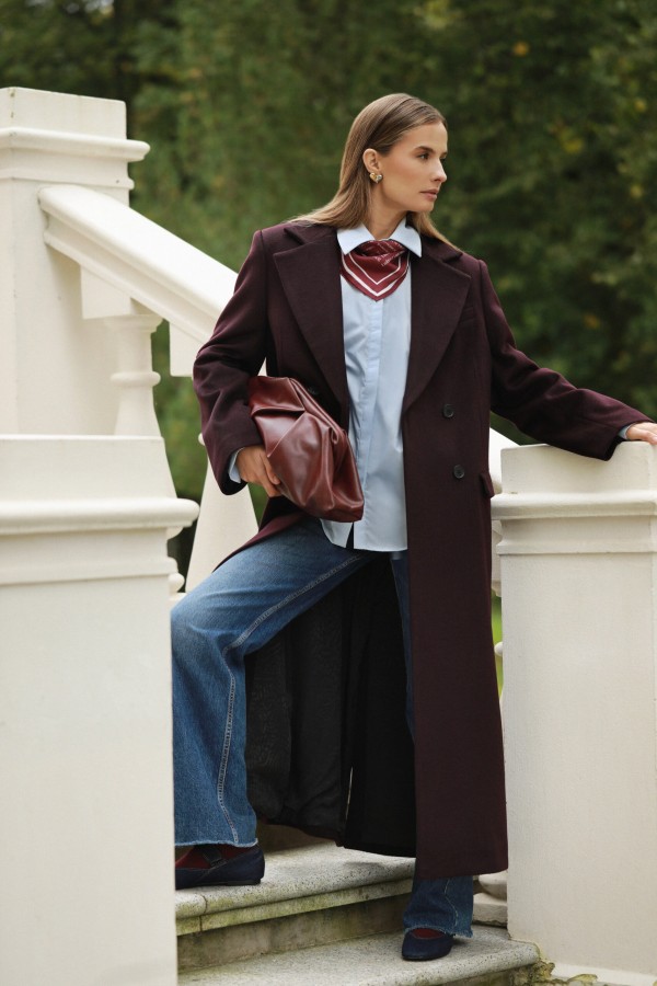 mudvii. Clutch rankinė Essence Burgundy