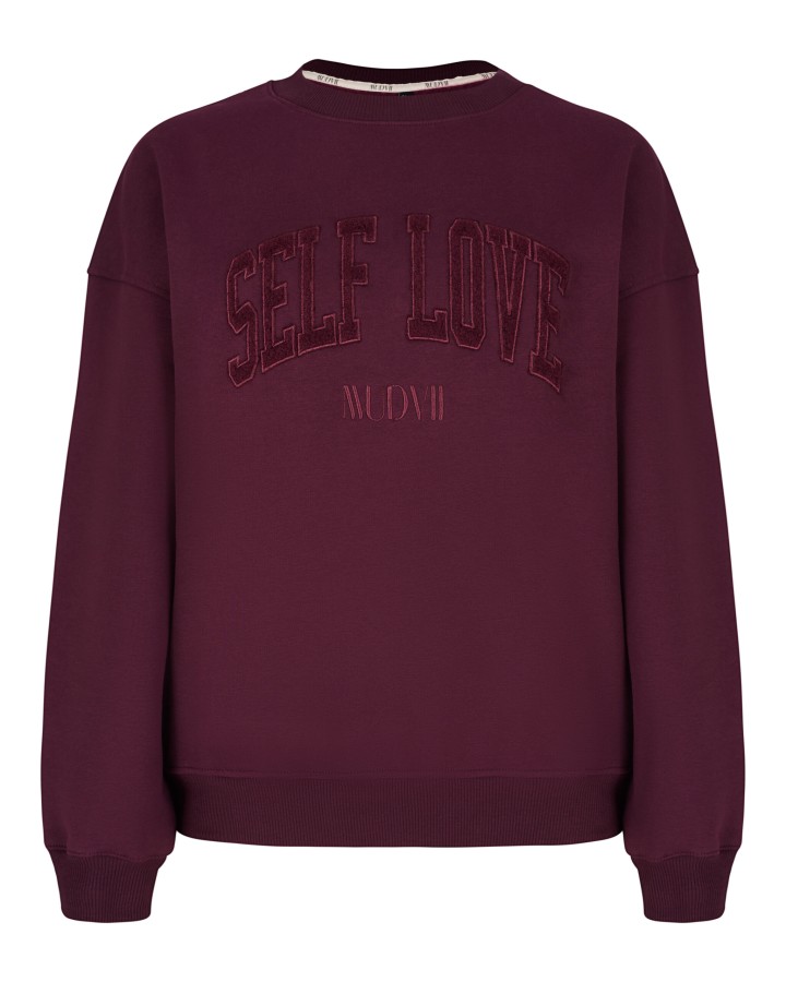 Mudvii. Džemperis bordo self love Mudvii. Džemperis bordo self love