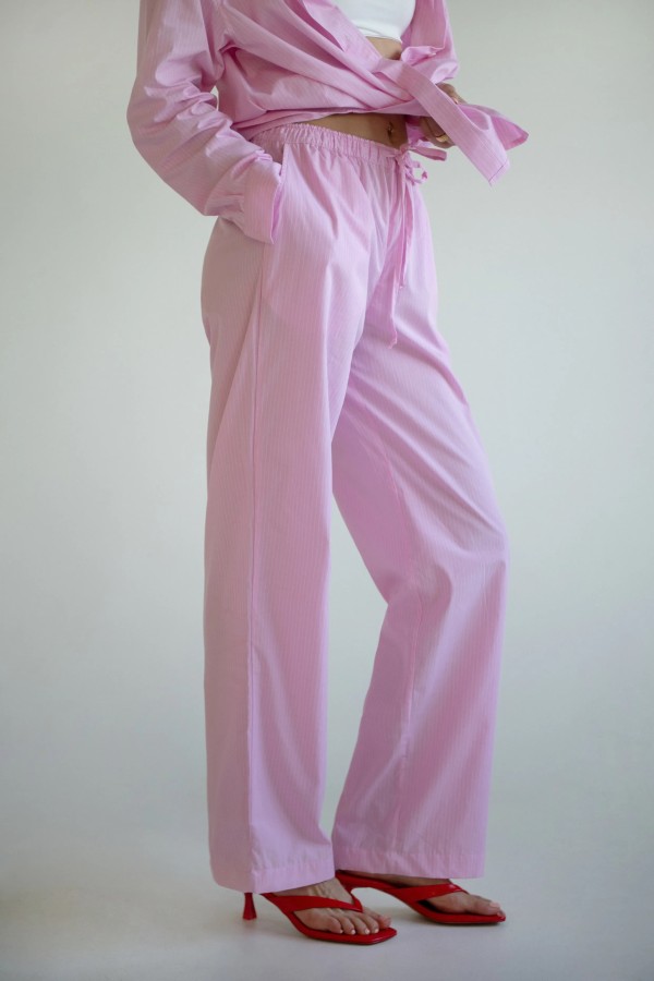 MUDVII. Kelnės Pyjama Rožinė