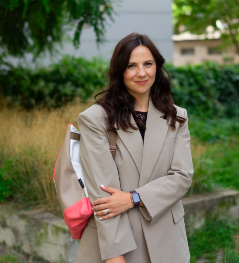 MUNI. KUPRINĖ faux leather