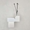 namuos. Baltas tualetinio popieriaus laikiklis BAUHAUS
