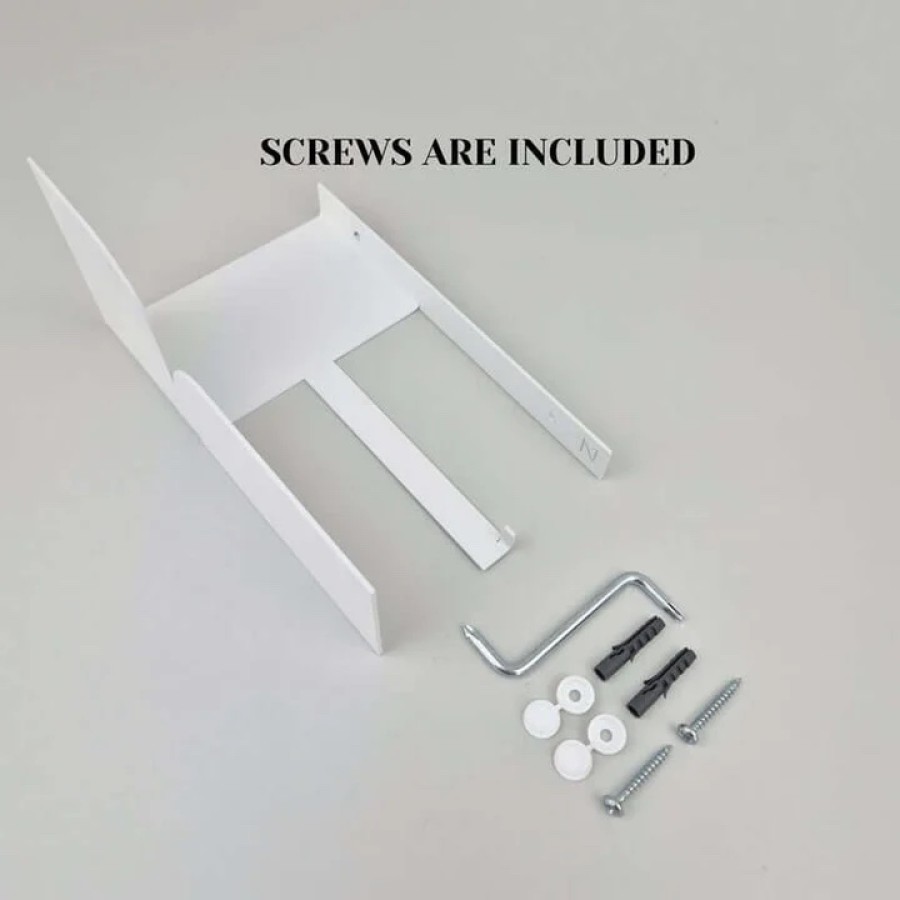 namuos. Baltas tualetinio popieriaus laikiklis BAUHAUS