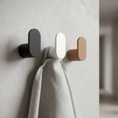 namuos. Minimalistinis sieninis kabliukas BAUHAUS