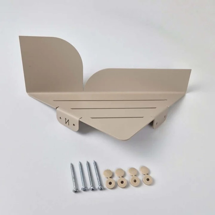 namuos. Ruda dušo kampinė lentyna BAUHAUS