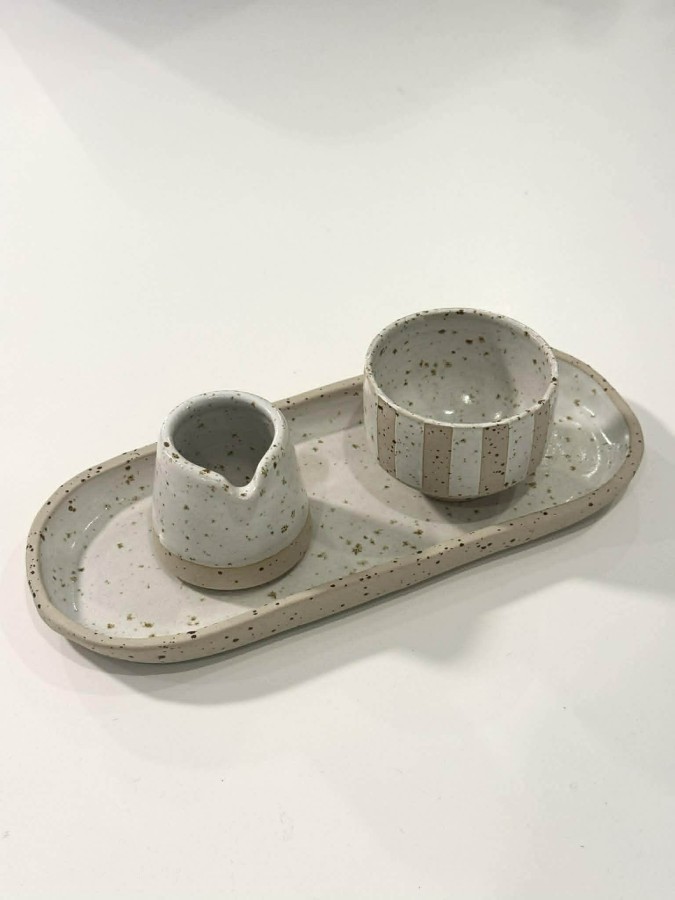 park bench ceramics. padėklas