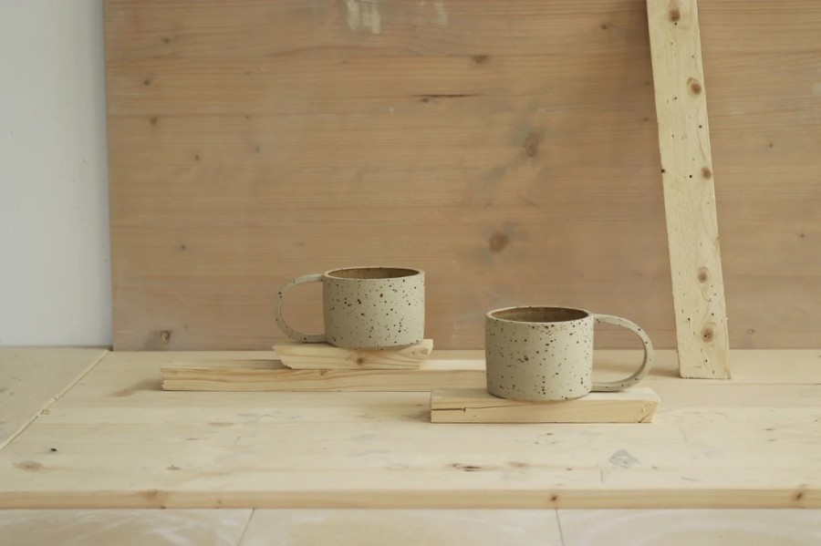 park bench ceramics. D puodelis in maple